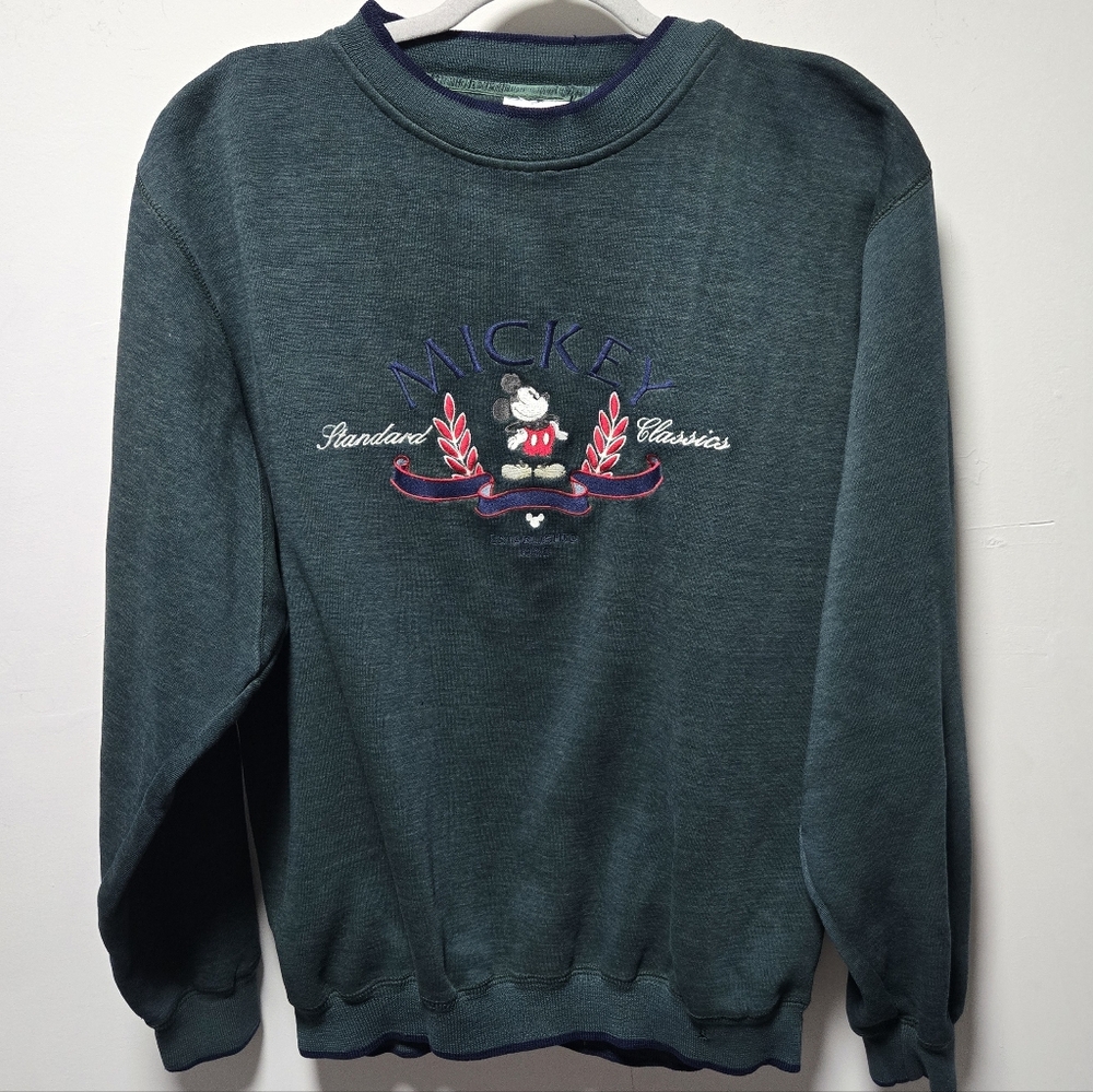 Vintage Disney Mickey & Co Standard Classics Sweatshirt Size Large Embroidered